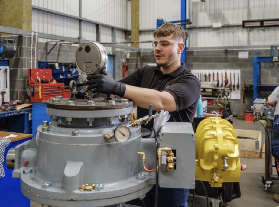 An occupier at work in an industrial unit managed by Loop Asset Management